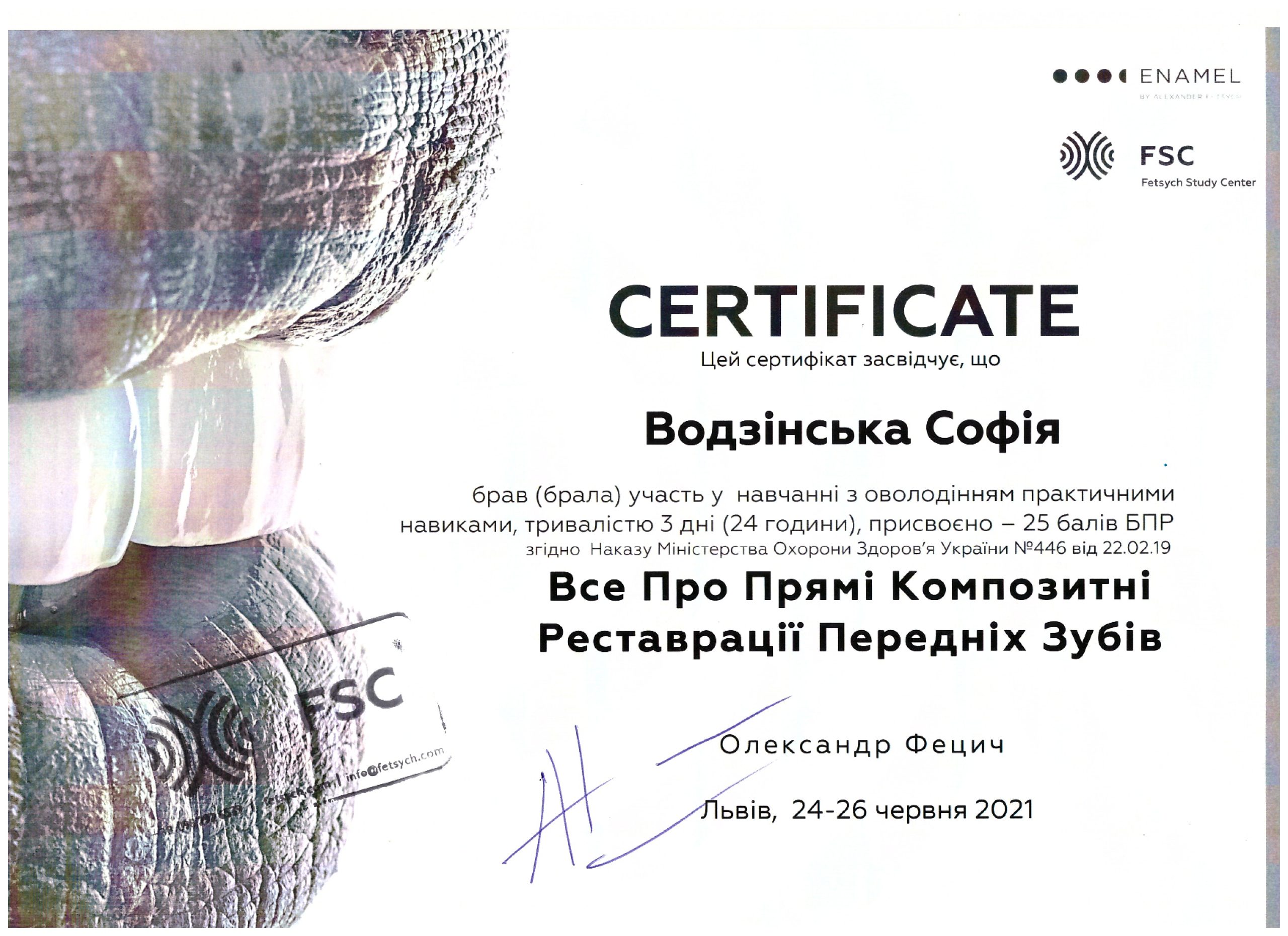 Водзінська Софія
